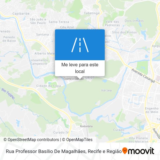 Rua Professor Basílio De Magalhães mapa