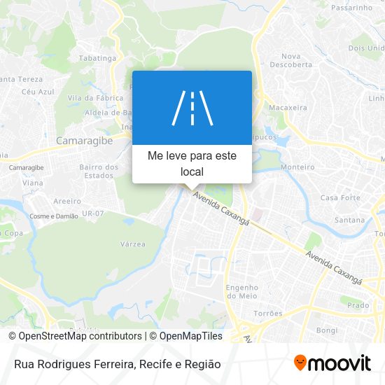 Rua Rodrigues Ferreira mapa