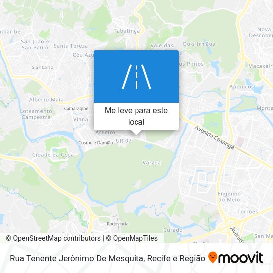 Rua Tenente Jerônimo De Mesquita mapa