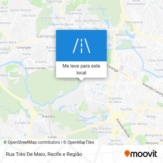 Rua Três De Maio mapa