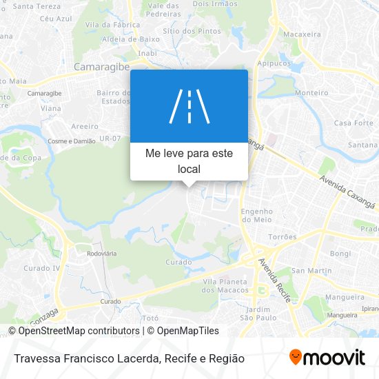 Travessa Francisco Lacerda mapa