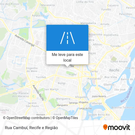 Rua Cambuí mapa