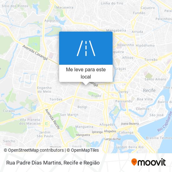 Rua Padre Dias Martins mapa