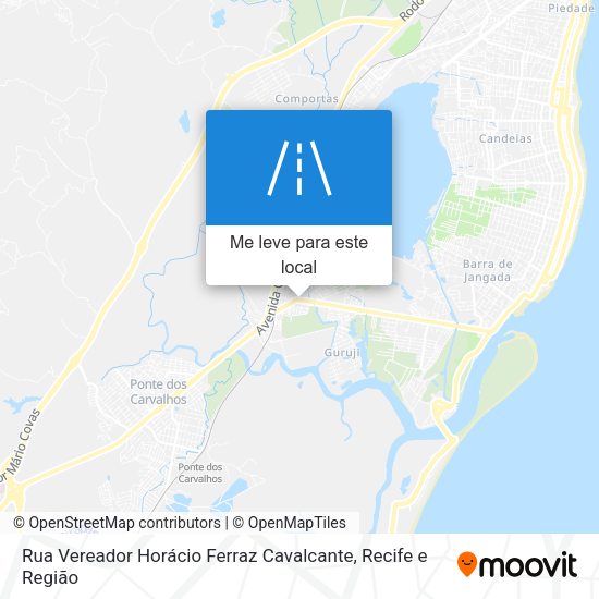 Rua Vereador Horácio Ferraz Cavalcante mapa