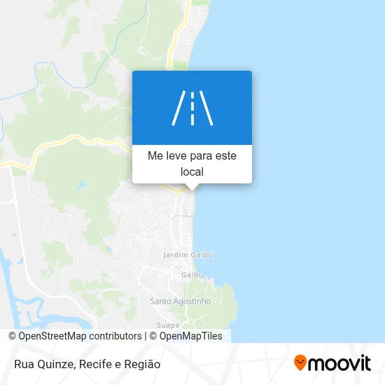 Rua Quinze mapa