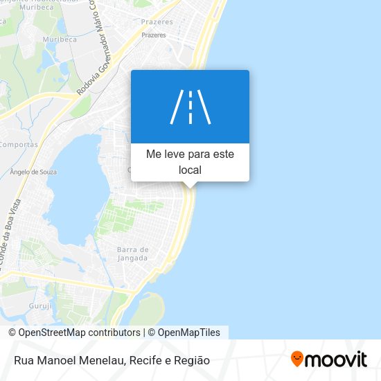 Rua Manoel Menelau mapa