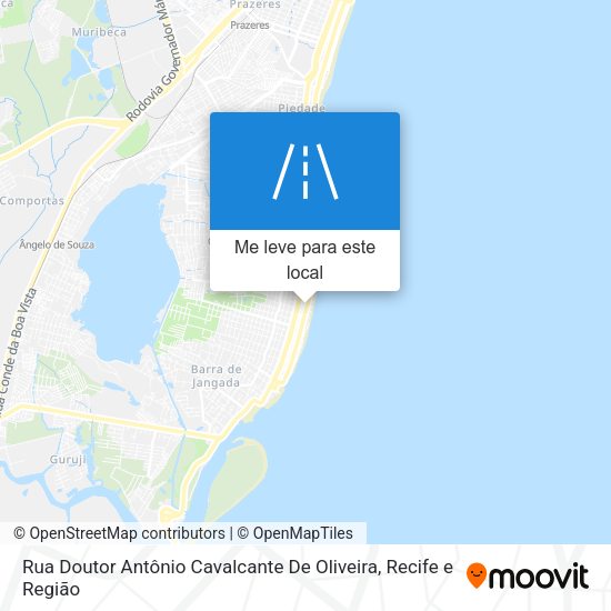 Rua Doutor Antônio Cavalcante De Oliveira mapa