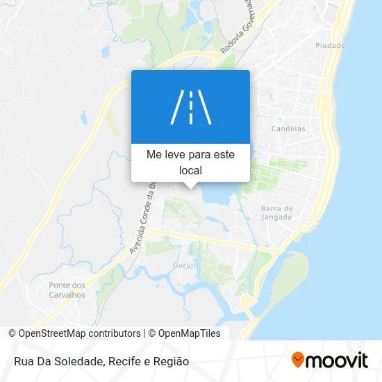 Rua Da Soledade mapa