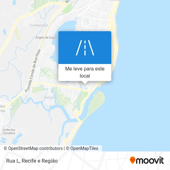Rua L mapa