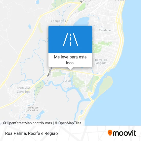 Rua Palma mapa
