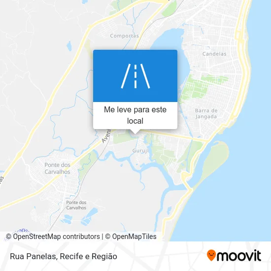 Rua Panelas mapa