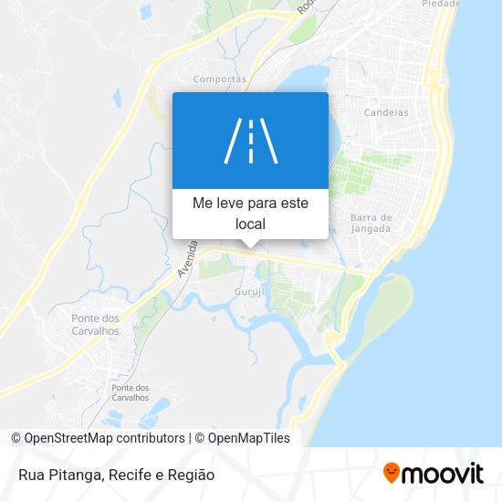 Rua Pitanga mapa