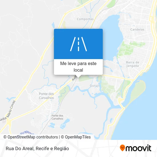 Rua Do Areal mapa
