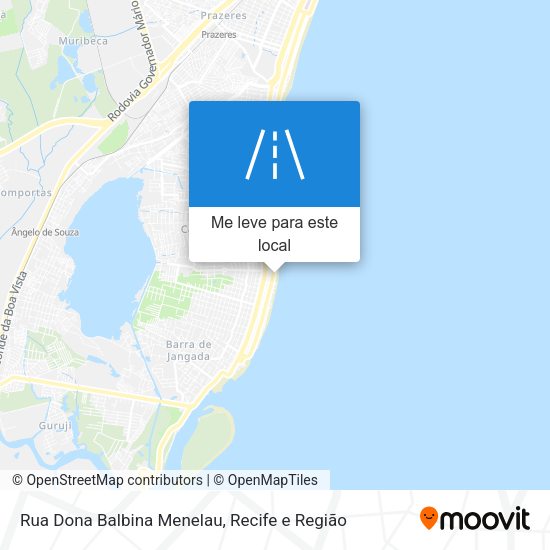 Rua Dona Balbina Menelau mapa