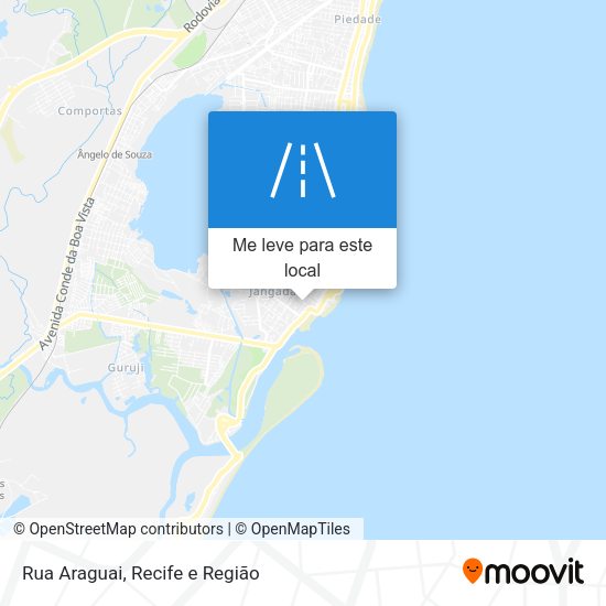 Rua Araguai mapa