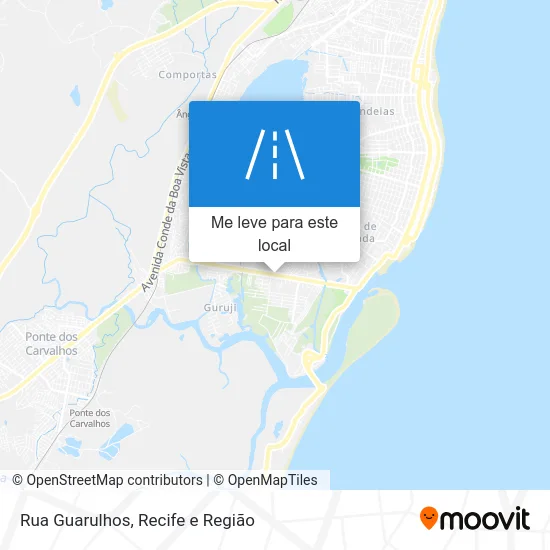 Rua Guarulhos mapa