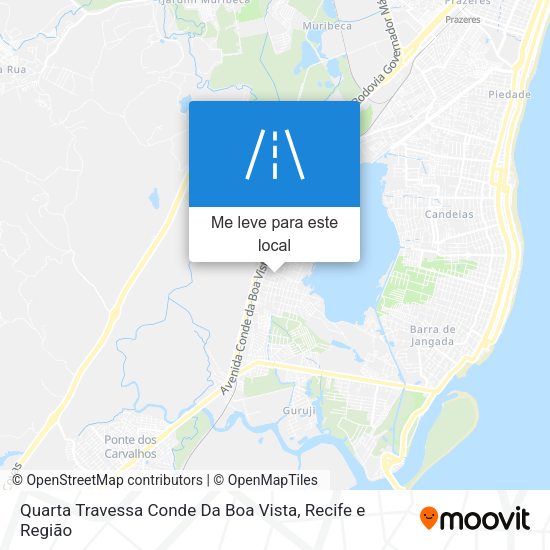 Quarta Travessa Conde Da Boa Vista mapa