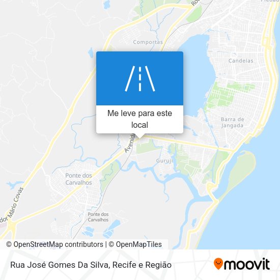 Rua José Gomes Da Silva mapa