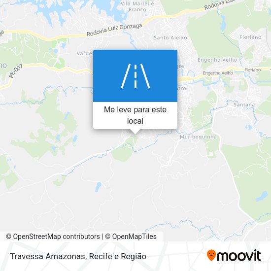 Travessa Amazonas mapa