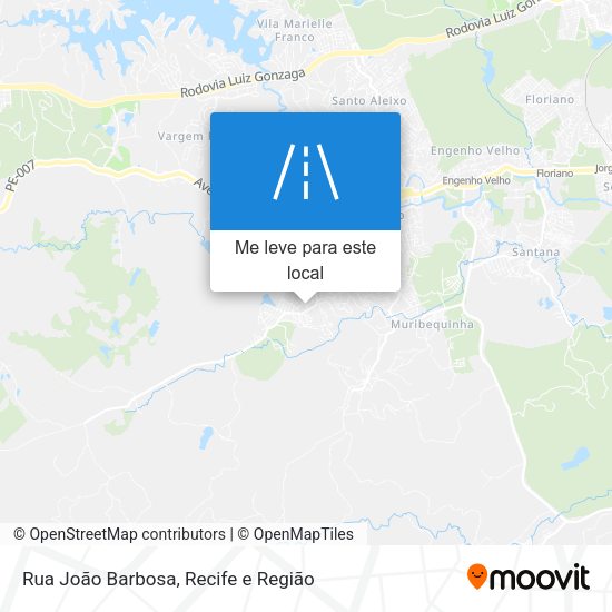 Rua João Barbosa mapa