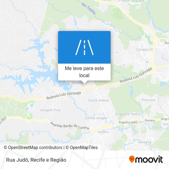 Rua Judô mapa