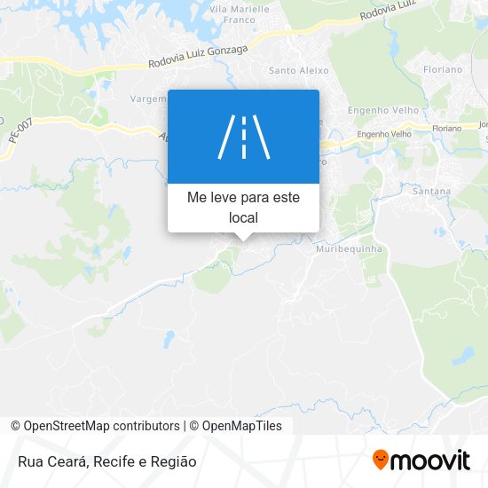 Rua Ceará mapa