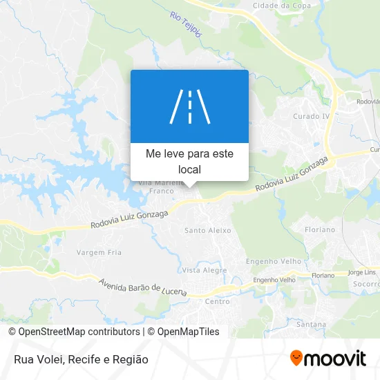 Rua Volei mapa