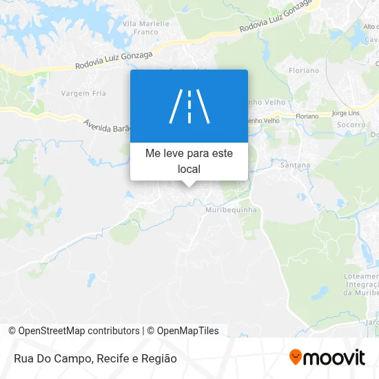 Rua Do Campo mapa