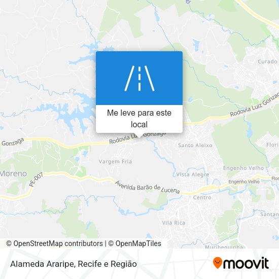 Alameda Araripe mapa