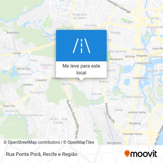 Rua Ponta Porã mapa