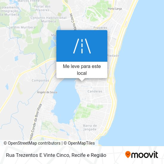 Rua Trezentos E Vinte Cinco mapa