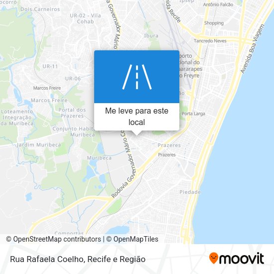 Rua Rafaela Coelho mapa