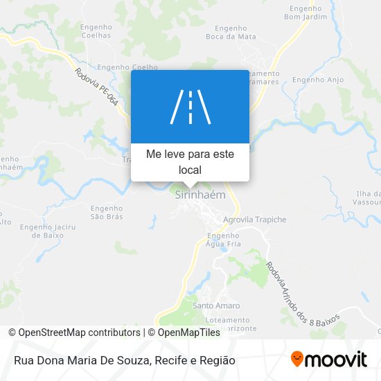 Rua Dona Maria De Souza mapa
