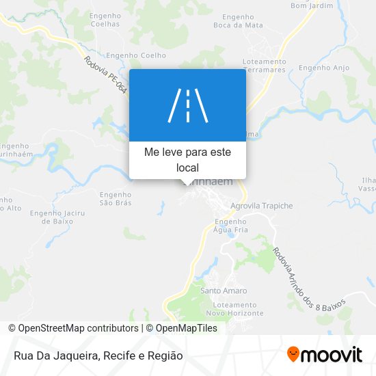 Rua Da Jaqueira mapa