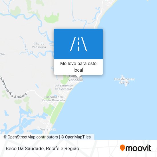 Beco Da Saudade mapa