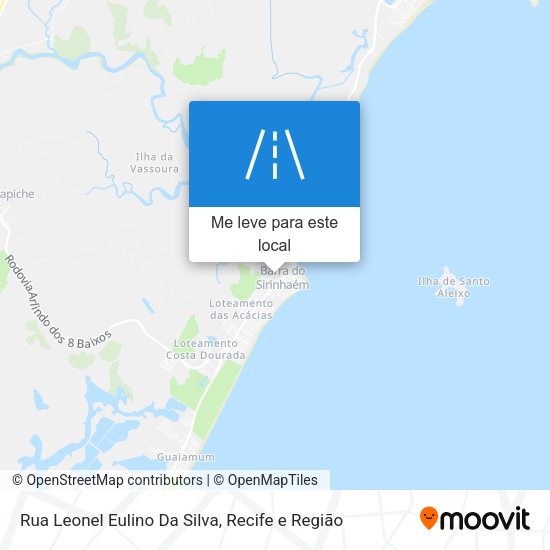 Rua Leonel Eulino Da Silva mapa