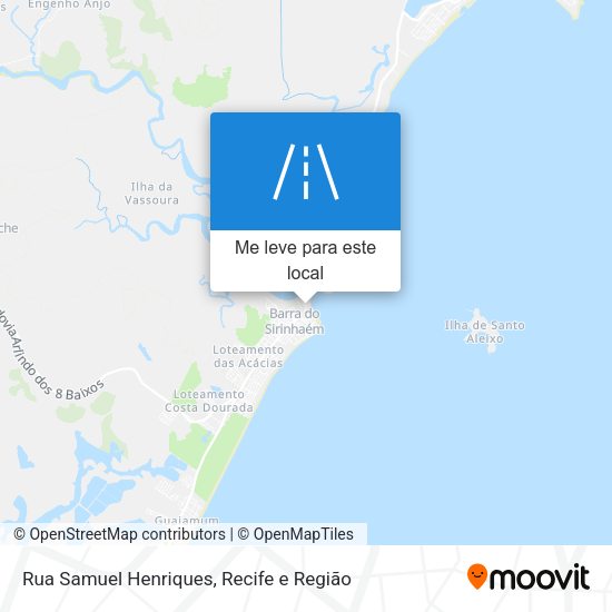 Rua Samuel Henriques mapa