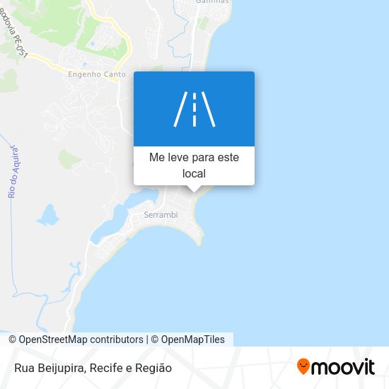 Rua Beijupira mapa