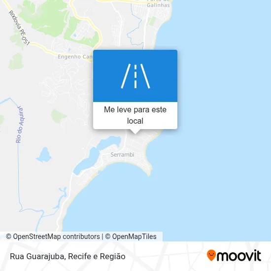 Rua Guarajuba mapa