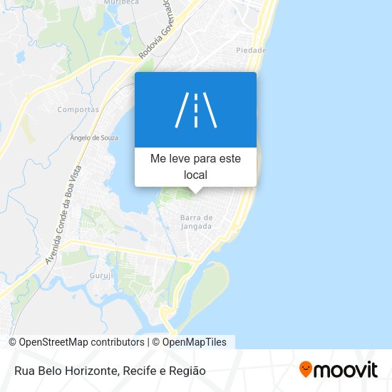 Rua Belo Horizonte mapa