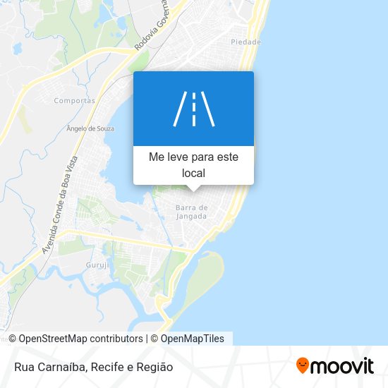 Rua Carnaíba mapa