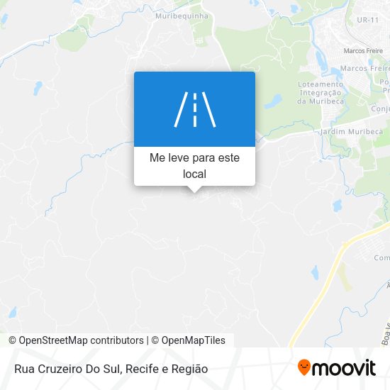 Rua Cruzeiro Do Sul mapa