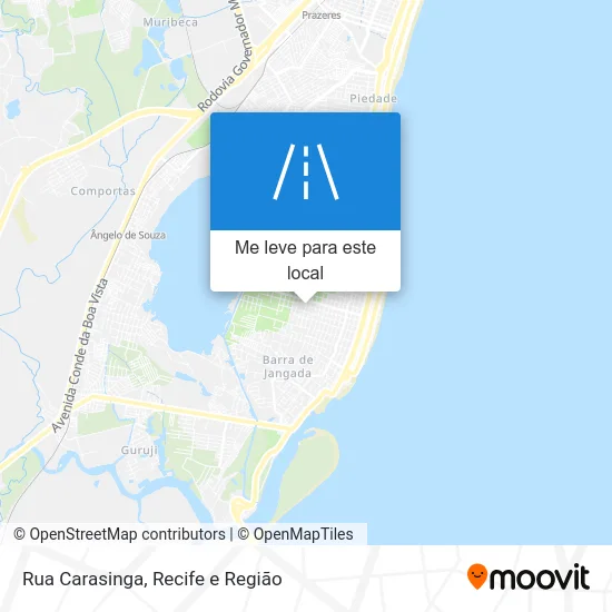 Rua Carasinga mapa