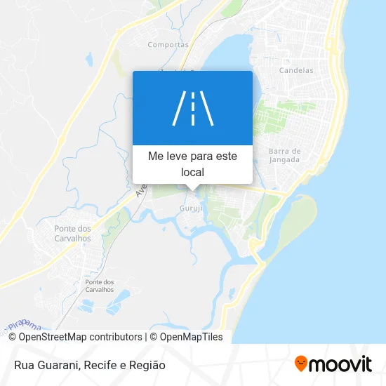 Rua Guarani mapa
