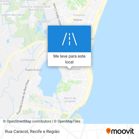 Rua Caracol mapa