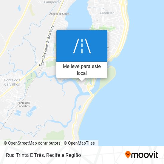 Rua Trinta E Três mapa