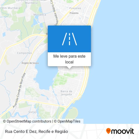 Rua Cento E Dez mapa