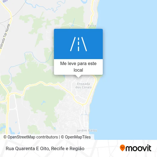 Rua Quarenta E Oito mapa