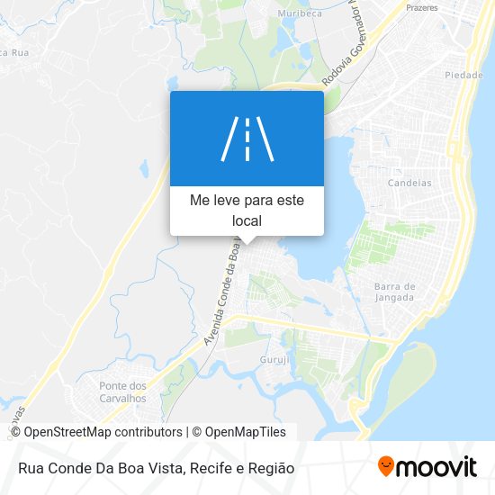 Rua Conde Da Boa Vista mapa
