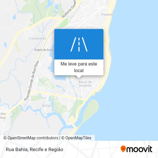 Rua Bahia mapa
